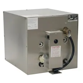 F1250 Whale Marine Seaward 11 Gallon Hot Water Heater With Front Heat Exchanger - Stainless S