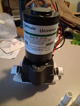 Uf1225 Whale Universal Pressure Pump With Strainer 24v #uf1225