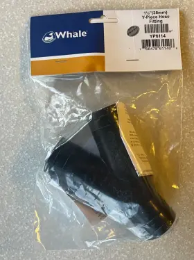 Yp6114 Whale Y-piece Hose Fitting 1-1/2 Inch 38mm 1.5 Y