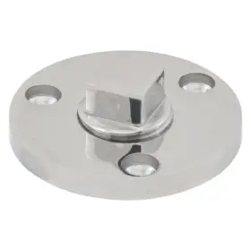 6351c Whitecap - 1/2 Inch Ipt Stainless Steel Garboard Flange And Drain Plug