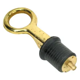 S-0208c Whitecap 1 Inch D Brass Snap-lever Bailer Drain Plug