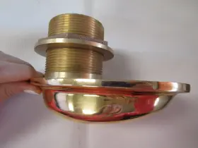 Whitecap S-5078 Scoop Brass Water Strainer Thru Hull 2 1/4 Inch S 5078 Marine Boat