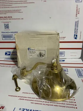 S-609 Whitecap Vintage Nos Ships Bell Heavy Polished Brass 6 Inch Diameter 6b