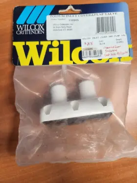 Po195-96 Wilcox Crittenden Inlet Cover And Flap Valve New
