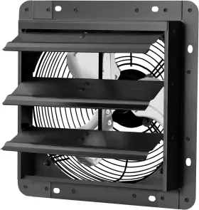 Hifanxehaust8 Windigaga 8 Inch Shutter Exhaust Fan 760 Cfm 40db Quiet Cooling 10 Black