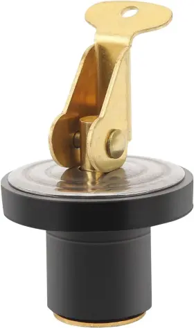 05623 Wodhmiey Boat Drain Plug T Handle Snap Highly 3/4 Inch Black