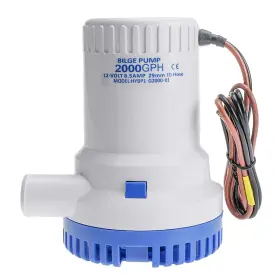 Xmsound 617256088579 2000 Gph 12v Submersible Boat Marine Plumbing Electric Bilge Pump 1-1/8 Inch 29mm