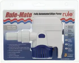 Xylem 042237106230 Rule-mate Rm500b Boat Bilge Pump Level Sensing 500 Gph 12 Volt New