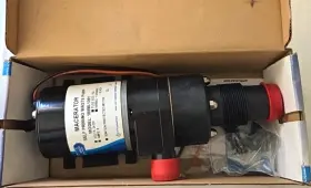 18590-1091 Xylem Jabsco Self-priming Macerator Pump 24v Emc Dc Sealed 1-1/2 Inch In 1 Out