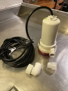 A53s-24 Xylem Rule 1800 Gph Automatic Sump And Utility Pump 110v Ac Portable 24ft Cord