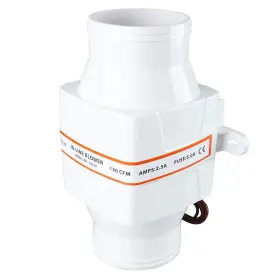 Yaemarine 733810534716 3 Inch 12v In-line Blower Electric Marine Bilge Air 130 Cfm Wh