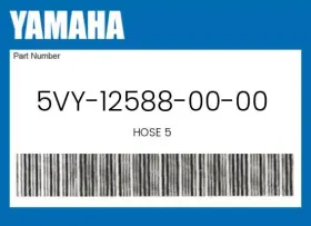 5vy-12588-00-00 Yamaha Genuine Hose 5 -