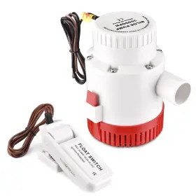 33bbp001-3500-0207 Yescom 3500gph 12v Water Pump Submersible Bilge Sump Marine Boat Yacht With Float Switch
