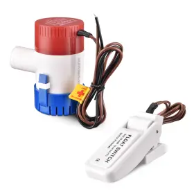 Ys-bbp-33-001-0203 Yessources 12v 1100gph Bilge Sump Water Pump Marine Boat Pool Submersible With Float Switch