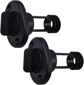 Dp-1-dp Yiheozux 2 Pieces Marine Transom Drain Plug Screw Type For Boats X 1.5 2.8 Inch Black