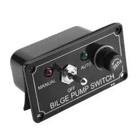 Ymiko 182435165767 Marine Bilge Pump Switch 12v Dc Led Indicator Panel Manual/