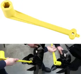 859046 Yoursme Polymer Light-weight Propeller Wrench 1-1/16 Inch Marine Boat Nut Yellow