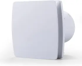 Zeyzer 757350757404 Exhaust Fan 110 Cfm 1.0 Sones 5.9 Inch Duct White Square Quiet