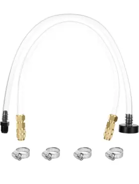 111111342 Zipicu Seastar Hydraulic Steering Bleed Kit - Quick Connect Marine Bleeder Tool Gold