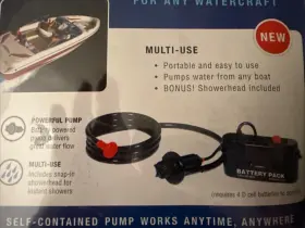 Zodi 684805010619 Battery Powered Bilge Pump New Back-up