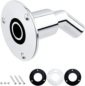 2224zhiwan Zoneshare Stainless Steel 316 Thru Hull Exhaust Skin Fitting Tube Pipe Socket Hardware