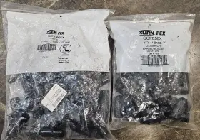 Qqpt55fx Zurn Pex Qqpe55x Bag Of 50 1 Inch X Barb Elbow X1 X1/2 Tee