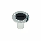 Perko Chrome Plated Zinc Gas Fill 1-1/2" Hose Deck W/blk Polymer Cap 1270DPGCHR New. Price: $89.96.