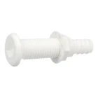 Seachoice 18161 Extra Long Plastic Thru-hull White 3/4" Hose New. Price: $13.99.