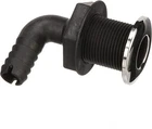 Seachoice 18541 Thru Hull W/stainless Steel COVER-3/4" Hose 90 Deg New. Price: $14.19.