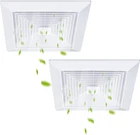 Baquler 2 Pcs 9.6'' Exhaust Bathroom Fan Cover With Springs Square Ceiling New. Price: $27.95.