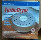 West Marine Turbo Dryer Fights Mold Mildew And Dampness Model 255424 Used. Price: $59.99.