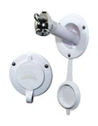 Scandvik Recessed Outdoor Shower - Model 10750P White New. Price: $164.84.