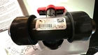 1/2" 3 Way True Union Pvc Ball Valve Spears Port Epdm Orings 7021L1-005SR New. Price: $49.95.