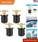 4 Pcs Brass T-handle Plug, Marine Boat Plugs For 1IN Drains Locks... New. Price: $39.35.