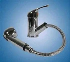Scandvik 10871 Single Lever Galley Faucet With Pull-out Sprayer, 5' Chrome-flex New. Price: $253.49.