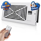 Biowind Quiet Register Booster Fan 10-SPEED Remote Control White New. Price: $99.99.