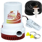 Jenenseries Submersible Boat 2000GPH Bilge Water Gallons Per Hour, Black New. Price: $153.99.
