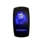 Sealed 12V Rocker Switch Lights 4X4 J**p Rubicon Truck Sand Rail Blue New. Price: $21.99.