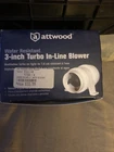 Attwood 1733-4 Turbo 3000 Series In-line Bilge Blower, For 3-INCH Interior New. Price: $33.99.