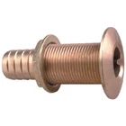Perko Plain Bronze Straight Flanged Thru Hull Connector, 1-1/8" Hose New. Price: $107.43.