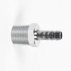 3/8" Hose Barb Elbow X Male Npt Fitting Chrome New. Price: $10.00.
