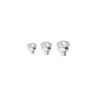 250 Series 0.81" Hole Plastic White Flush Head Thru-hull Fitting For 1/2" Pipe New. Price: $22.54.