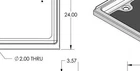 Specialty Recreation SP2436WL White Shower Pan - 24" X 36" New. Price: $190.95.