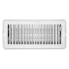 Rv Designer H876 4" X 10" White Metal Dampered Floor Register New. Price: $26.45.