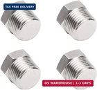 Joywayus 4PCS Stainless Steel Outer Hex Thread Socket Pipe Plug Fitting 1/4" Npt New. Price: $16.18.