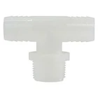 3/4" Hose I.d. X Nptm Nylon White Tee Fitting New. Price: $12.16.