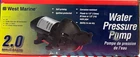West Marine By Jabsco Heavy Duty Water Pressure Pump - 12V 2.0 Gpm New. Price: $89.95.