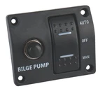 3-WAY Bilge Pump Panel Switch Man-off-auto Rocker 12V/24V 15A New. Price: $17.87.