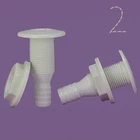 2PCS 1 Marine Abs Thru-hull Fittings Boat Drain Connectors For Yachts New. Price: $18.31.