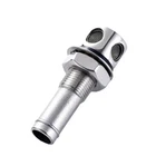 Stainless Steel Marine Boat Straight Fuel Tank Vent With Mounting Gasket New. Price: $16.20.
